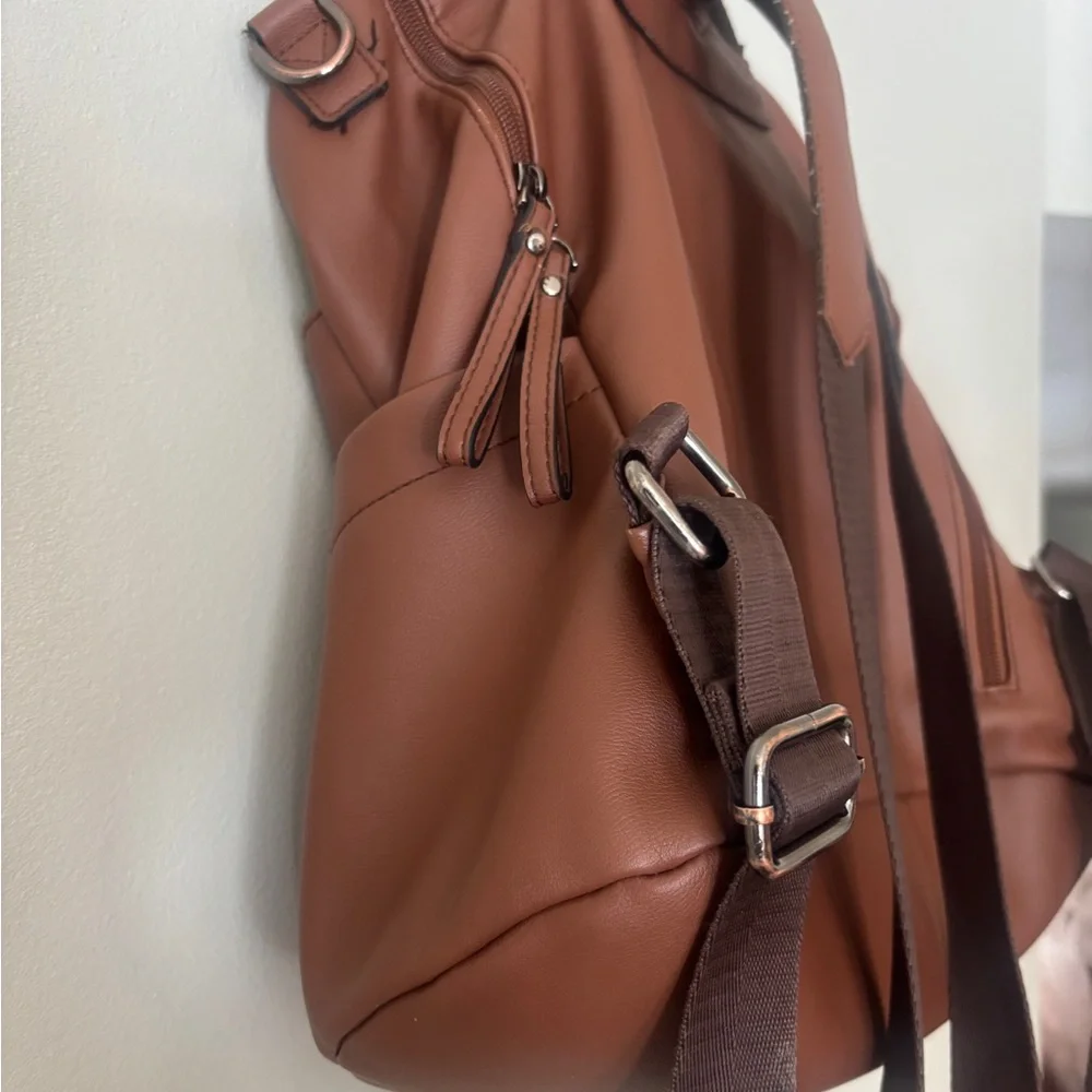 4 for $20 item Two-Tone Brown and Cream Backpack
